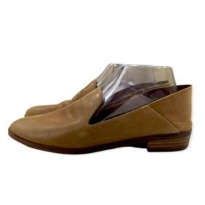 Lucky Brand Cahill Brown Leather Slip On Loafers